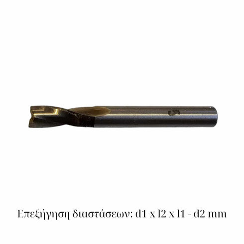 Czech HSS 2F End Mill